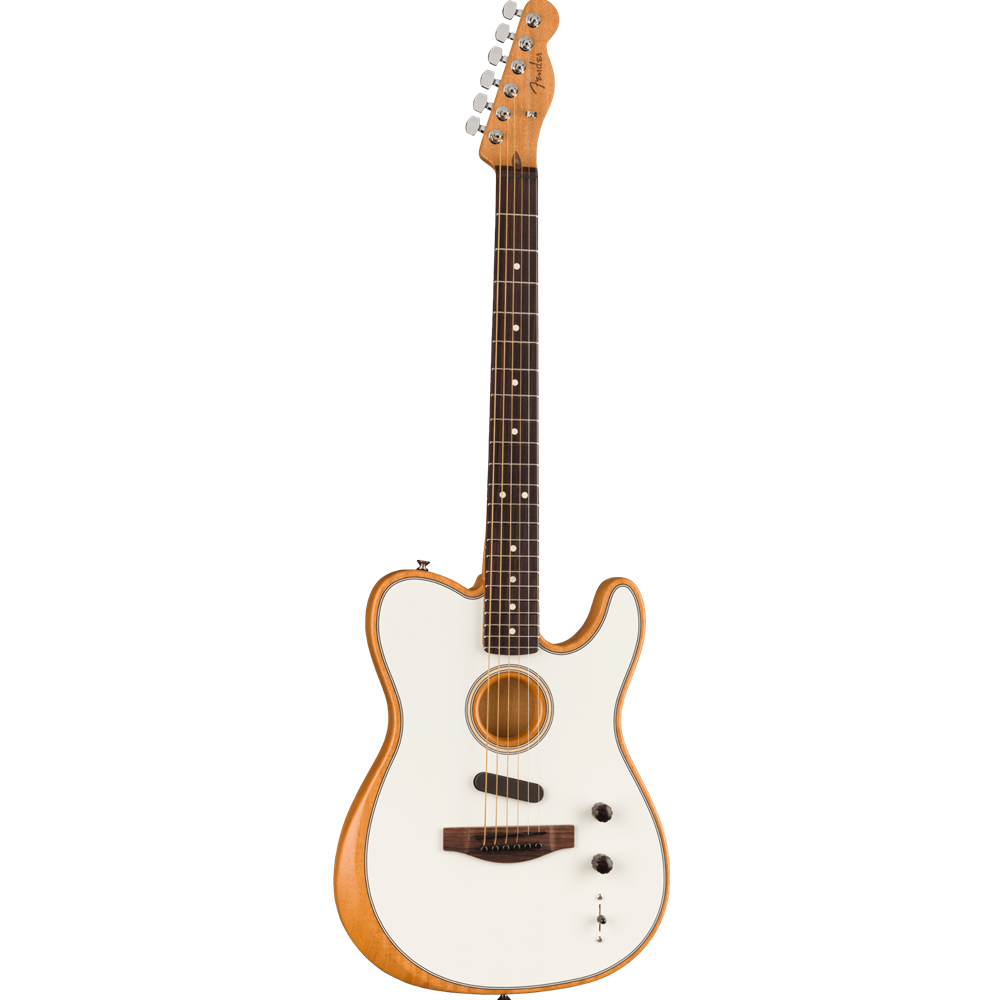 Fender Acoustasonic Player Telecaster Arctic White Electric Guitar
