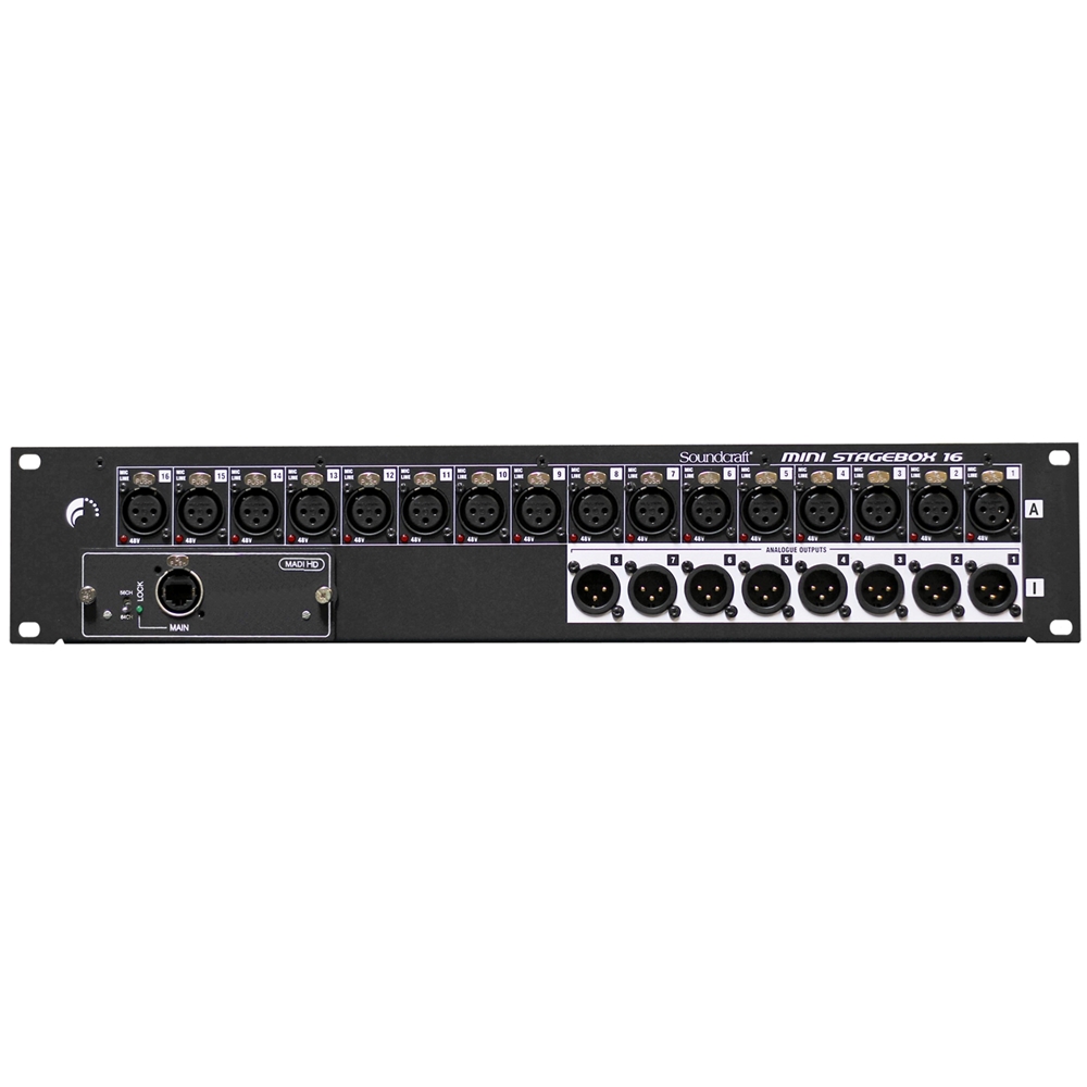 Soundcraft Mini Stagebox 16 Channel with MADI Card