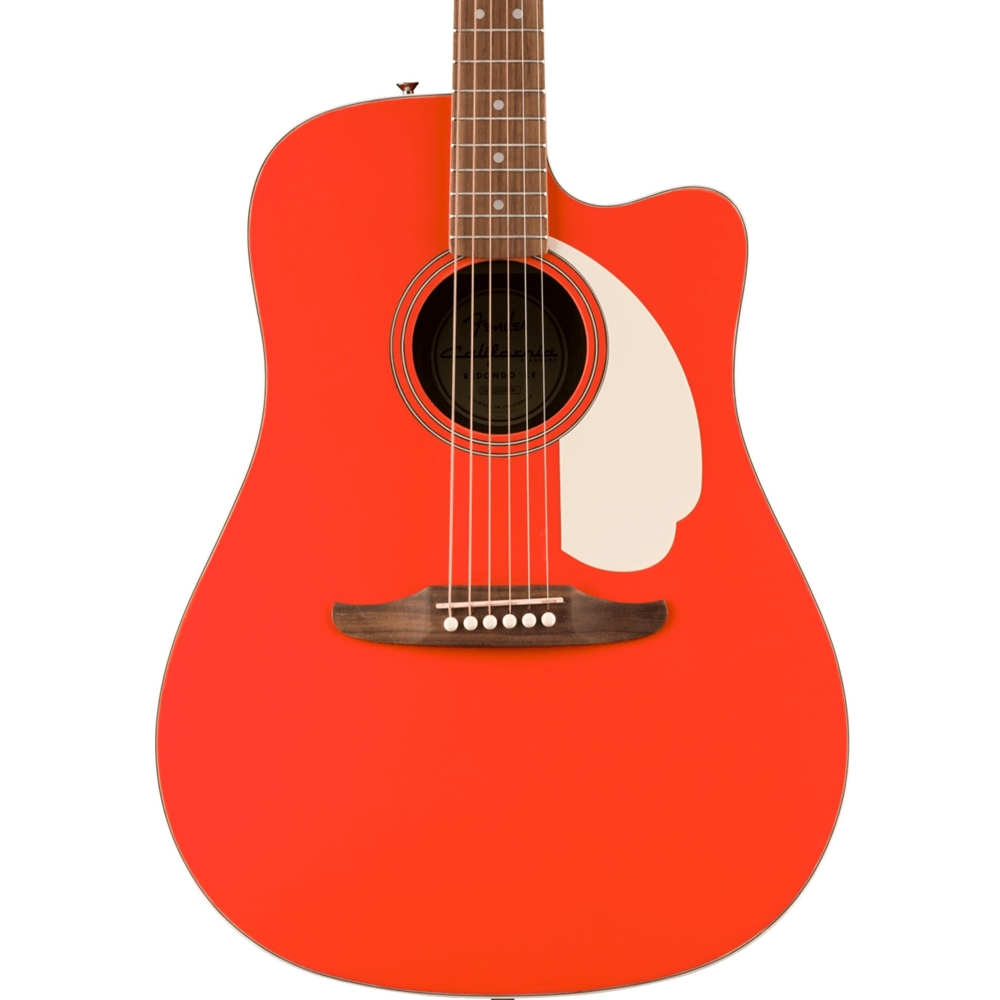 Fender California Series アコースティックギター レッド Fender California Standard Redondo Acoustic Electric Guitar Fiesta Red