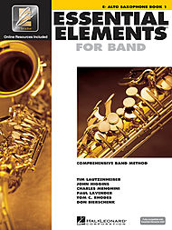 Essential Elements for Band Eb Alto Saxophone Book 1 with EEi