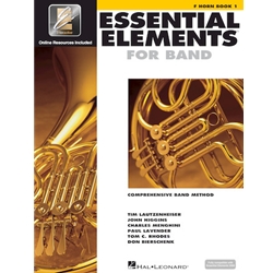 Essential Elements for Band – F Horn Book 1 with EEi