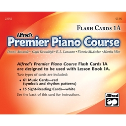 Alfred Premier Piano Course, Flash Cards 1A