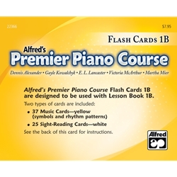 Alfred Premier Piano Course, Flash Cards 1B