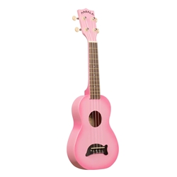 Makalah Pink Burst Soprano Dolphin Ukulele