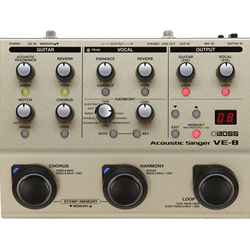 Boss VE-8 Acoustic Singer Multi Effects Pedal