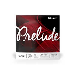 D'Addario J810 Prelude Medium Symphony Grade Violin Strings Set 1/2 Size