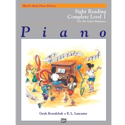 Alfred's Basic Piano Library: Sight Reading Book Complete Level 1