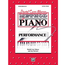 David Carr Glover Method for Piano: Performance, Level 4