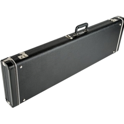 G&G Standard Mustang Musicmaster Bronco Bass Hardshell Case, Black with Acrylic Interior.