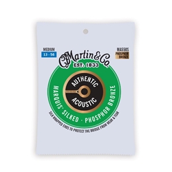 Martin MA550S Marquis Phosphor Bronze Silked Acoustic Guitar Strings Medium 13-56