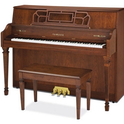 Yamaha M560H 44" Hancock Cherry Upwright Console Piano