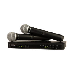 Shure BLX288/PG58 Wireless Dual Handheld Micrphone System