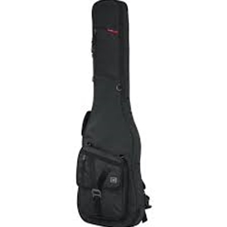 Gator Bass Guitar Transit Series Gig Bag with Charcoal Black Exterior