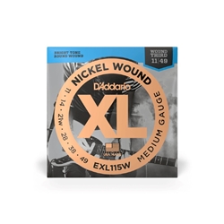 D'Addario EXL115W Nickel Wound Electric Guitar Strings 11-49