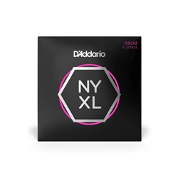 D'Addario NYXL0942 Premium Nickel Plated Electric Guitar Strings Super Light 9-42