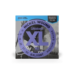 D'Addario EXL115BT Nickel Wound Electric Guitar Strings Medium Balanced Tension 11-50
