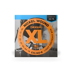 D'Addario EXL140-8 Nickel Wound 8-Electric Guitar Strings Light Top/Heavy Bottom 10-74
