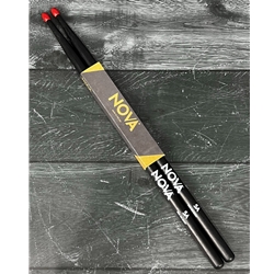NOVA 5AN Nylon Tip Black Drum Sticks