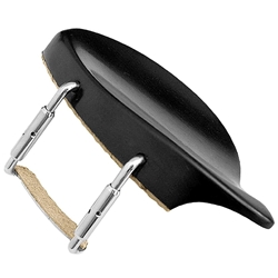 Knilling 1/2 Size Violin Chinrest, Dresden Style, Ebonite Construction