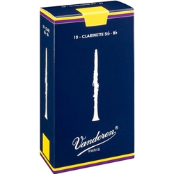 Vandoren 3 1/2 Traditional  Bb Clarinet Reeds Box of 10