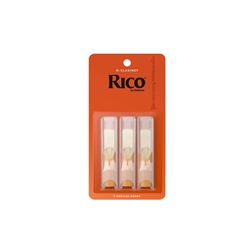 Rico by D'Addario Bb Clarinet Reeds, Strength 2.5, 3-pack