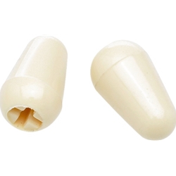 Fender Stratocaster Switch Tips, Aged White (2)