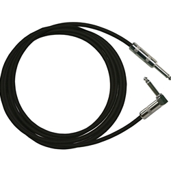 MM 15 ft Instrument Cable 1/4 t to 1/4 Right Angle