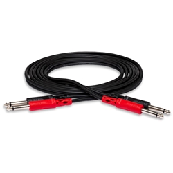 Hosa CPP201 Dual 1/4 in TS to Same Cable