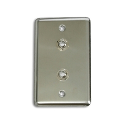 Horizion Dual 1/4" Female Wall Plate