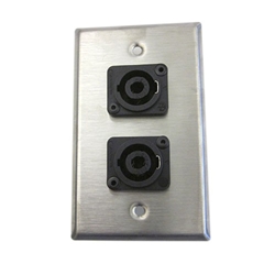 Horizion Dual Speakon Wall Plate