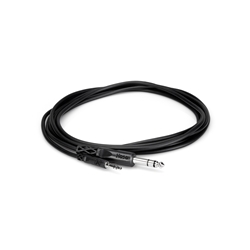 Hosa 3.5 mm TRS To 1/4 in TRS 10' Cable
