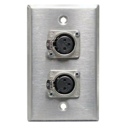 Rapcohorizion Dual XLR Wall Plates