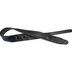 Stagg Leather Guitar Strap Black