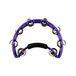 Rhythm TechStandard Tambourine with Brass Jingles Purple