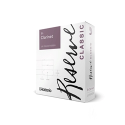 D'Addario Classic Bb Clarinet Reeds, Strength 3.5, 10-pack