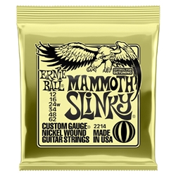 Ernie Ball 2214 Mammoth Slinky Nickel Wound Electric Guitar Strings 12-62