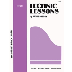 Bastien Piano Library Technic Lessons Level 1