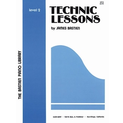 Bastien Piano Library Technic Lessons Level 2