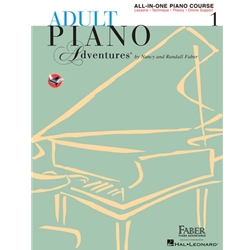 Adult Piano Adventures All-in-One Piano Course Book 1