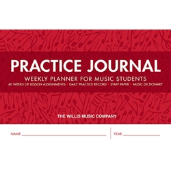 Practice Journal Weekly Planner for Music Students