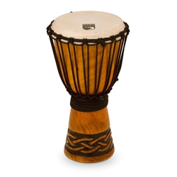 Toca Origins Series Wood Rope Tuned Wood 8” Djembe