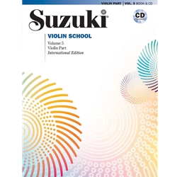 Suzuki Violin School, Volume 5 Book & CD