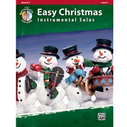 Easy Christmas Instrumental Solos, Level 1 Horn in F Book & CD