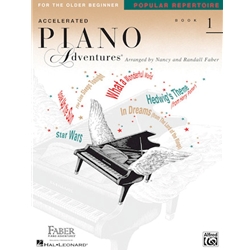 Accelerated Piano Adventures for the Older Beginner Popular Repertoire, Book 1