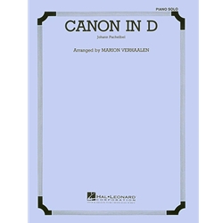 Canon in D – Piano or Organ Solo