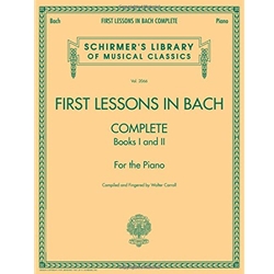 First Lessons in Bach Compete Bks I & II