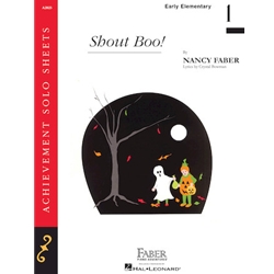Shout Boo! Early Elementary (Level 1) Piano Solo