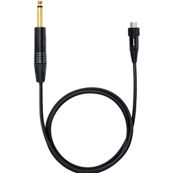 Shure Premium threaded locking TQG connector guitar cable (functions with GLXD1, ULXD1, AXT100)