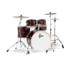 Gretsch Energy 5 Piece Kit Red Sparkel With Zildjian Cymbals Complete Drum Set