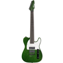 ESP LTD SCT-607B Baritone Stephen Carpenter Green Sparkle Electric Guitar